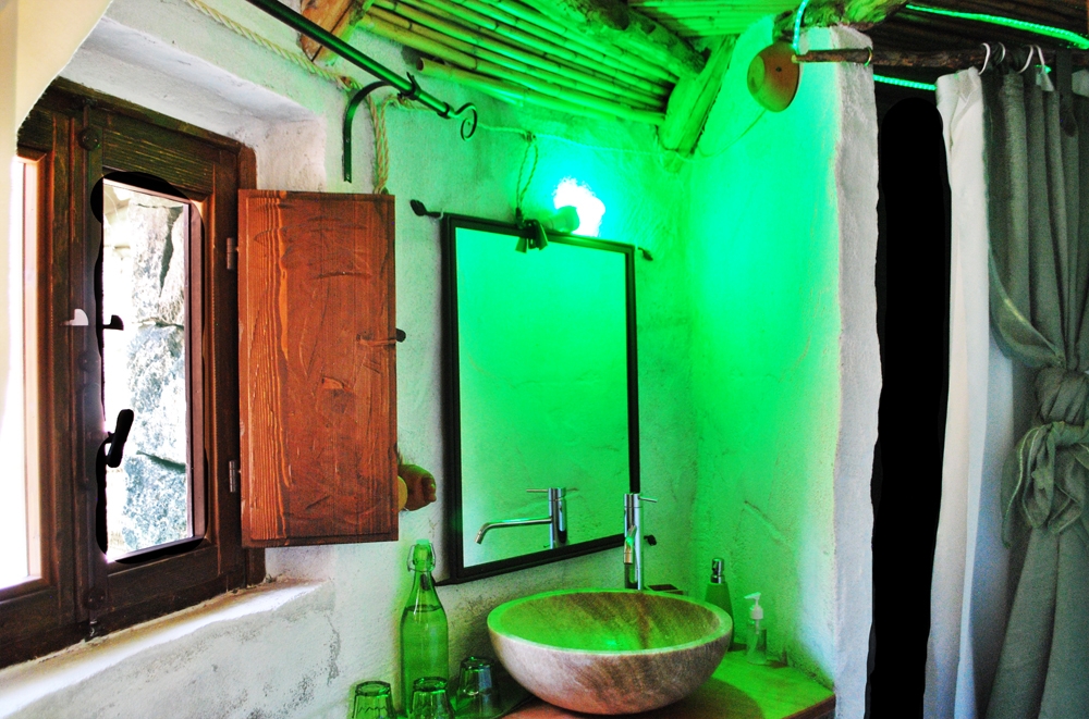 green bathroom