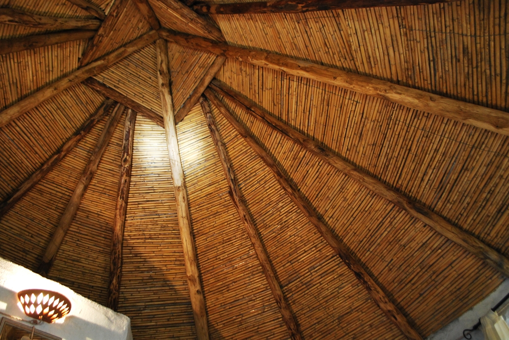 wooden roof