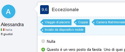 recensioni booking